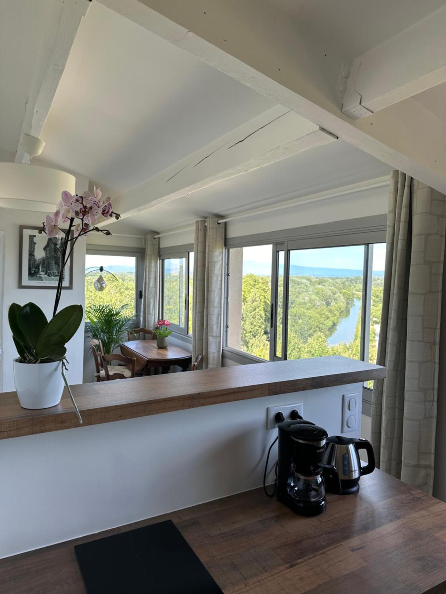 Charmante Petite Maison Avec Vue Panoramique, En Centre Historique, Proche D'Avignon, Ancienne, Renovee, Climatisee, Terrasse, Parking Public Gratuit Villeneuve-lès-Avignon Zewnętrze zdjęcie